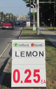 City hall told the merchant signs like this were a no, no. Why then would a merchant break the rules? what else would this merchant do?