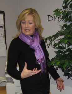 CBTymstra purple scarf Tymstra is passionate about the work she does.