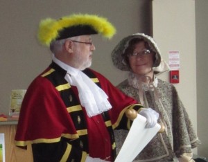 David Vollick ably assisted by his wife Barbara.