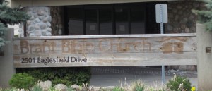 What began as the Brant Bible church is now just a faded sign hidden amongst trees that have grown around it.  The congregation of the Eaglesfield Road church will move to Kerns road and worship there.