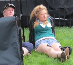 It was time to relax and stretch out and just be yourself.  The friend here wasn’t sure if she wanted to be in the picture or not – we captured her, while her friend was oblivious to it all.