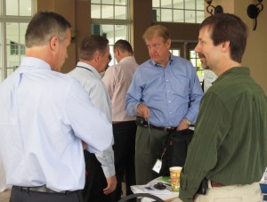 Chris Glenn Acting Director for Parks and Recreation, on the far right in this picture, was part of the Strategic Planning team.  He is in the process of creating standard Joint Venture agreements for community groups that use city facilities and bringing a more professional level of management to the department.