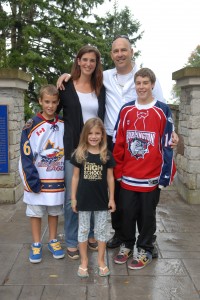 Everything in the Cosgrove household is family focused.  We don’t think Bryna play goalie (yet?) but everyone works for the team.  The whole family of five took part in the Terry Fox run last Sunday.