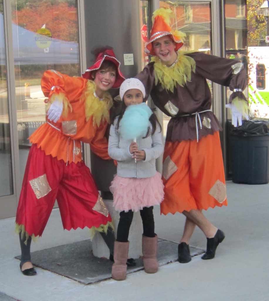 Actors from Burlington Student Theatre were on hand for the turning over of the Burlington Performing Arts Centre.