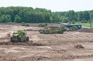 New City park - bulldozers