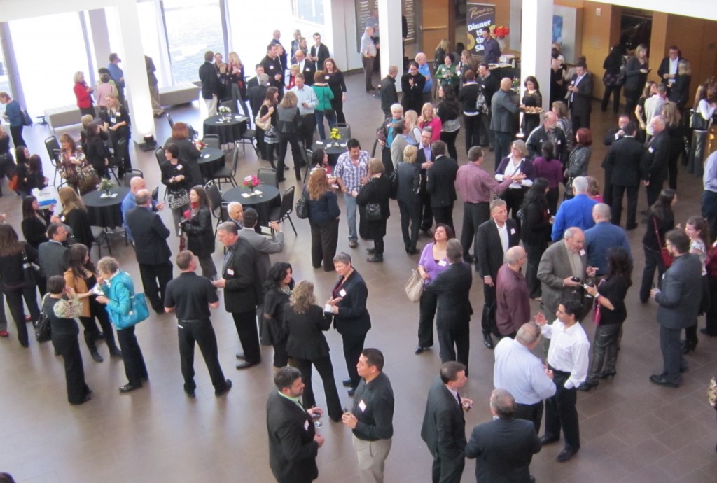 They didn't fill every square foot but there were certainly enough of them to create a buzz. The display tables on the mezzanine were very busy.