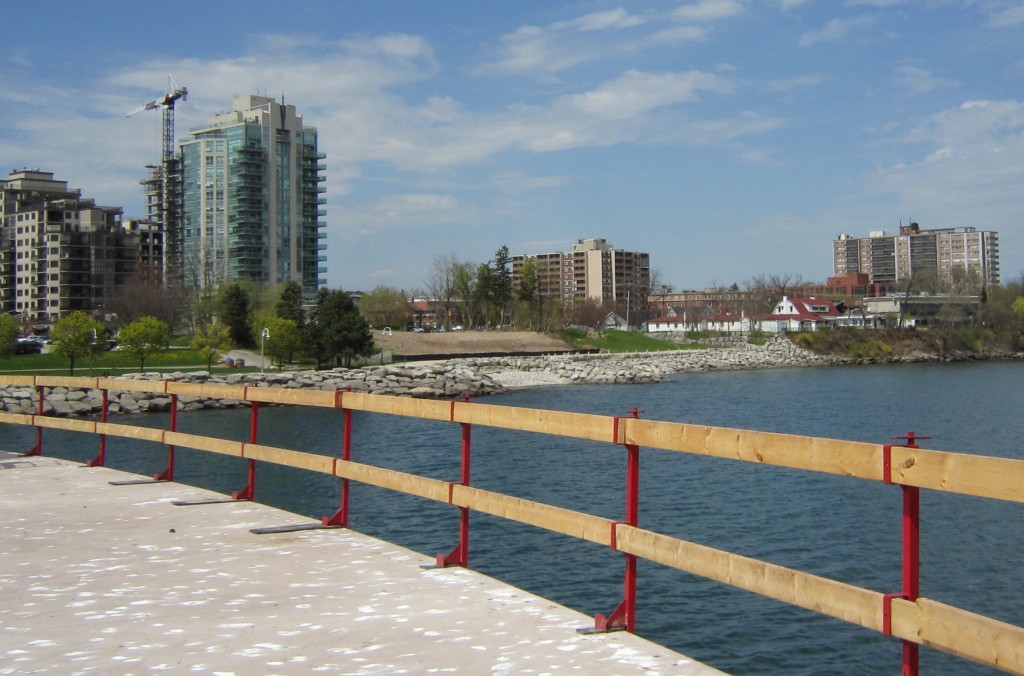Pier - view to Bridgewater site
