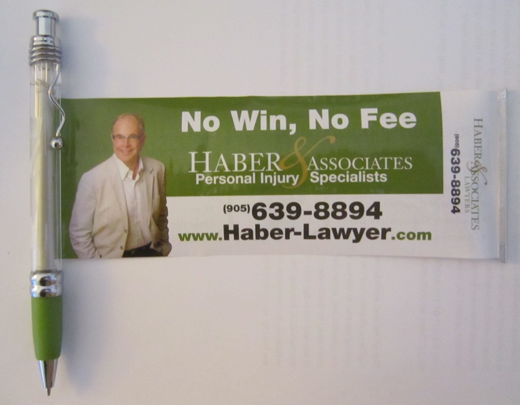 Haber - pen + b card banner