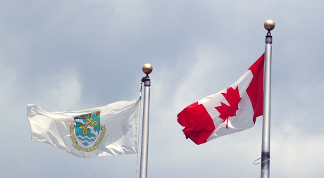 Regional Flag with Canada flag