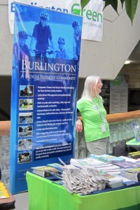 The annual CleanUp-GreenUp campaign Burlington Green organizwes ends with a gathering of the environmental clan at city hall.  One of these years it isn't going to rain on the CleanUp-GreenUp day.