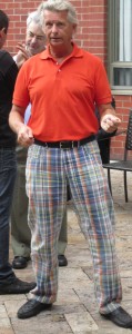 Scott Robertson - in full array, is the owner of the Burlington Bandits and also co-chair of the This Magic Moment event.