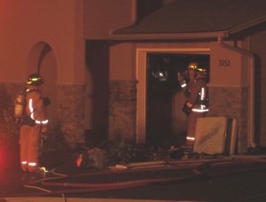 Fire 3151 Mitchell garage tight