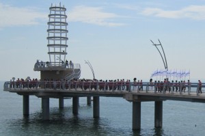 The public loves the pier - they just don't know yet what the full cost is going to be.  The total cost will be a whopper.  High enough to make political heads roll?  The politicians just might manage to run out the clock.