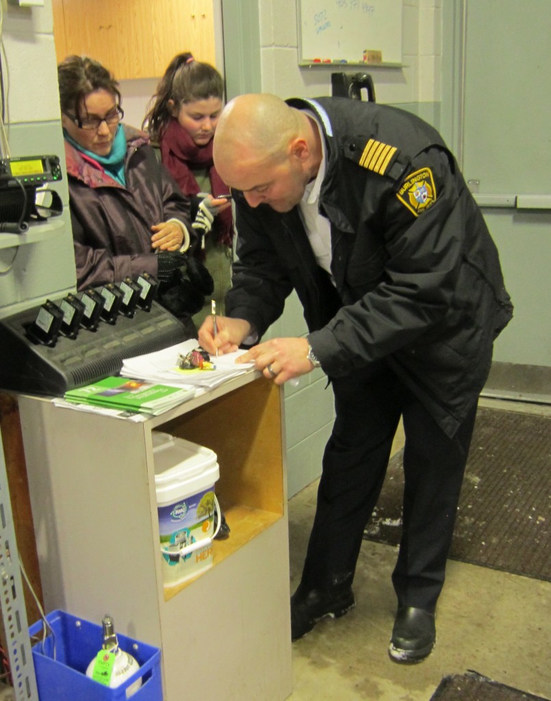 Fire chief Tony Bavota handing out cards with direct line telephone numbers and ensuring that people got the help they needed. Bavota said he wasn't going to worry about lines of authority - if they need help - Bavota did everything he could to get it to them.