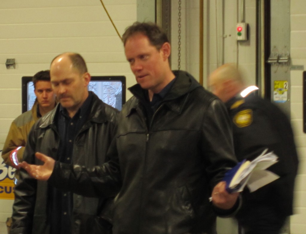 Burlington Hydro CEO Gerry Smallegange and NAME
