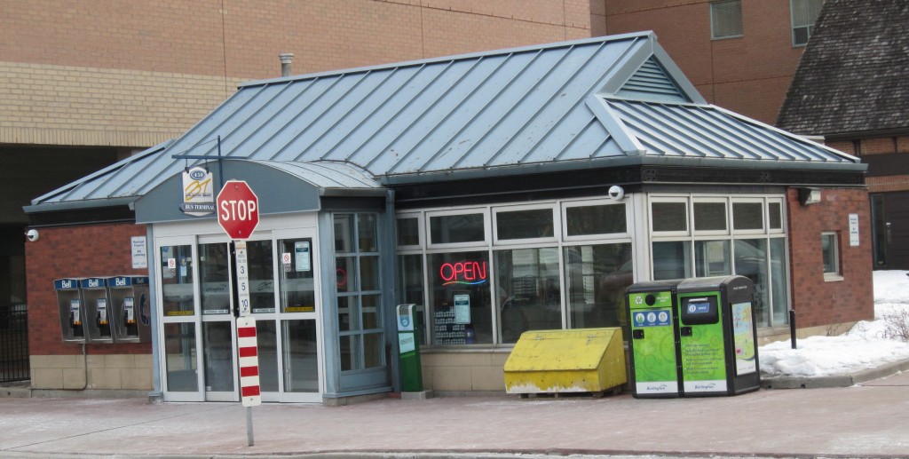 There was a time when a much larger bus termial existed 25 yards to the left of this small terminal onm John Street - it was where people met. There were fewer cars, Burlington didn't have the wealth then that it has now. We were a smaller city, as much rural as suburban. The times have changed and transit now needs to change as well.