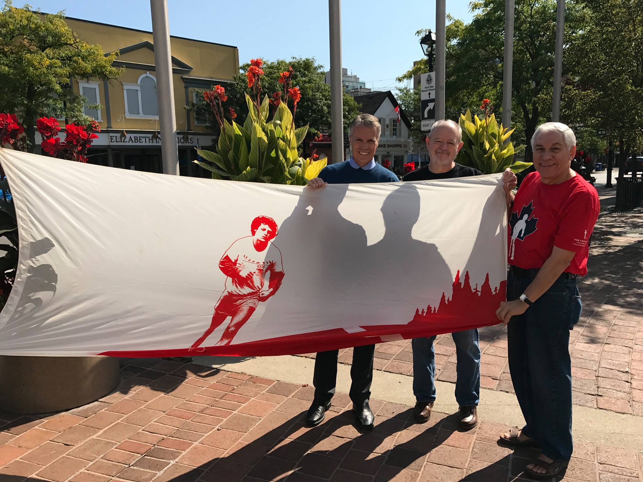 Flag raise Goldring and Craig +