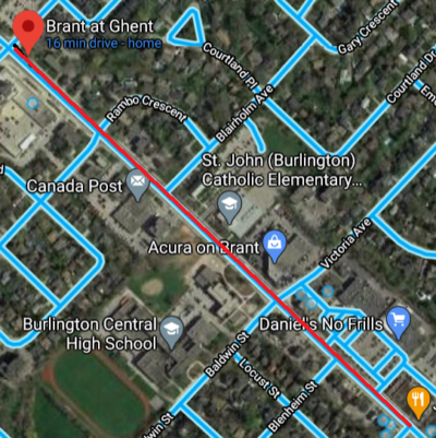 Brant street map