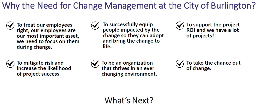 CHANGE MANAG SLIDE
