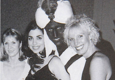 Jstin in black face