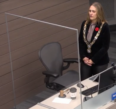 Mayor plexi in place
