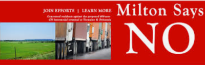 Milton NO sign