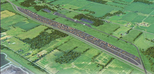 graphic of site