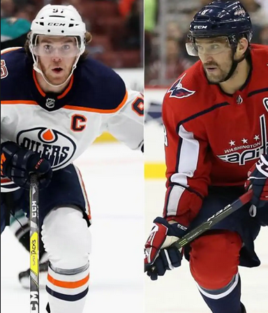 Hockey - two team players