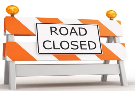 road closed