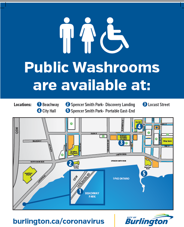 washrooms downtown.