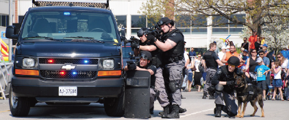 Armed officers