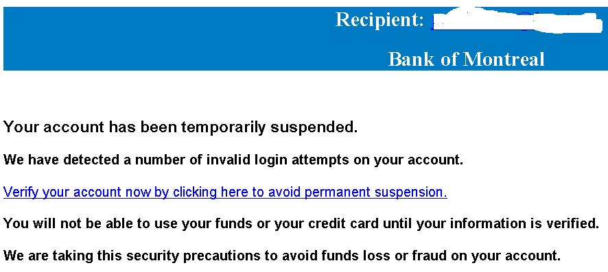 BMO scam