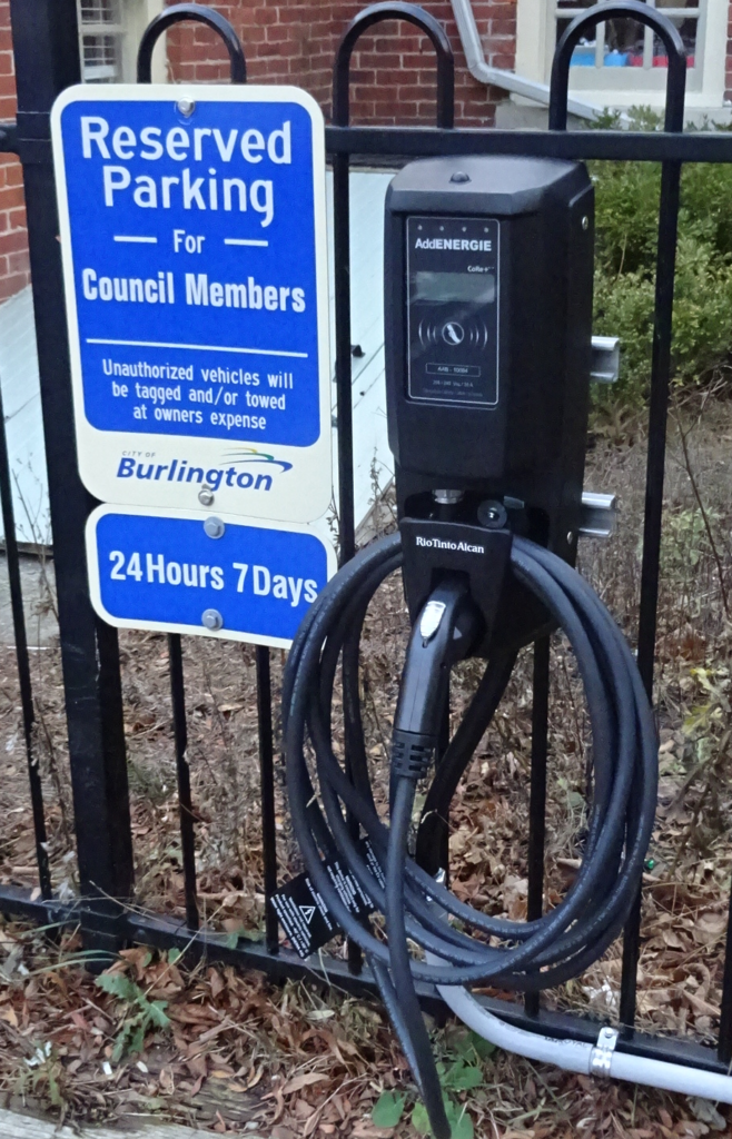 BMW hydro EV charging device