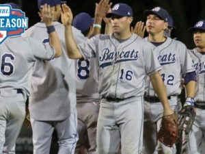 Baycats celebrating a win