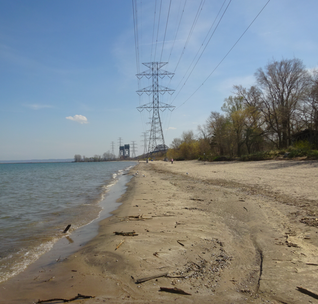 Beach looking west