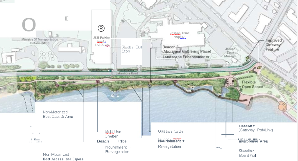 Beachway Masterplan area Living Shoreline