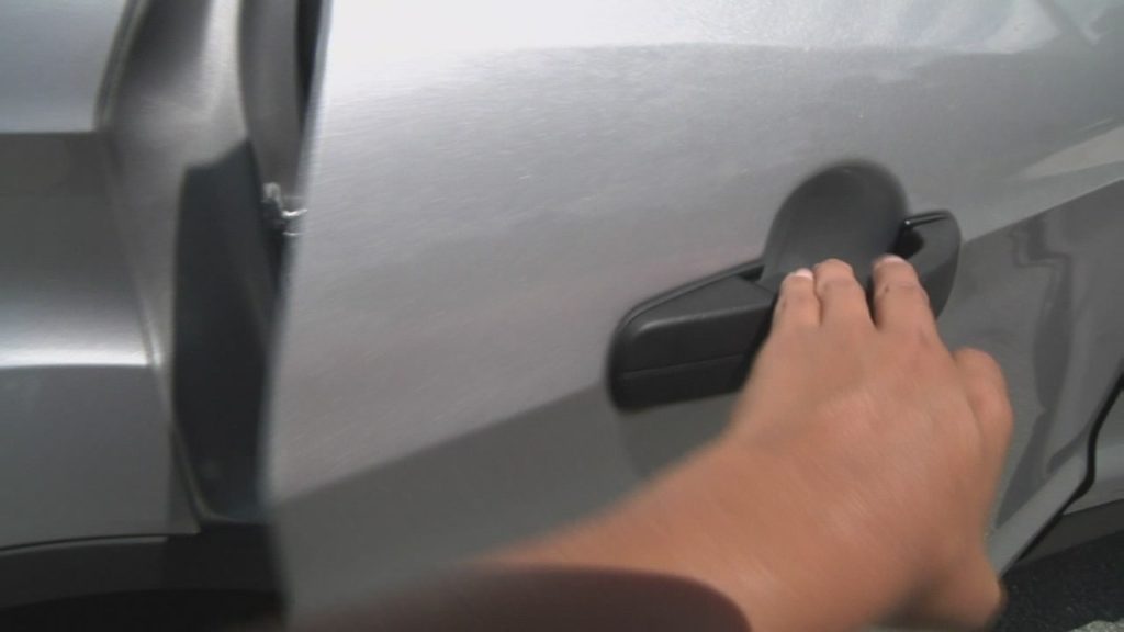 car-being-entered