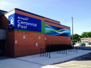 Centennial pool - outside