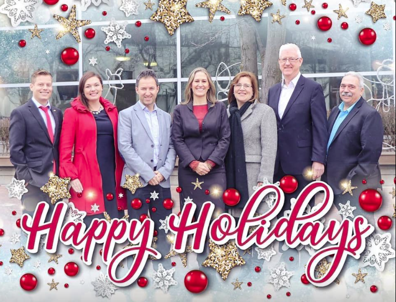 City council photo Xmas