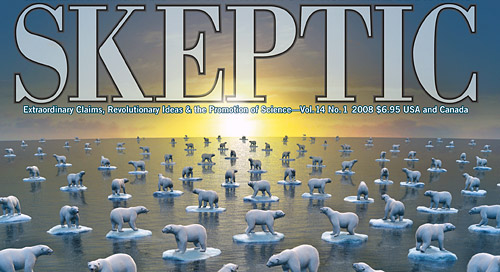 Climate change - polar bears on flows
