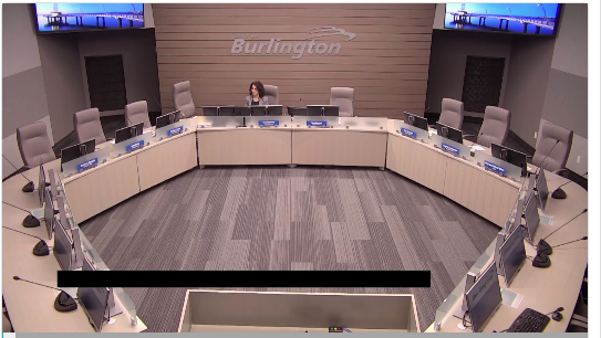 Council chamber - new look