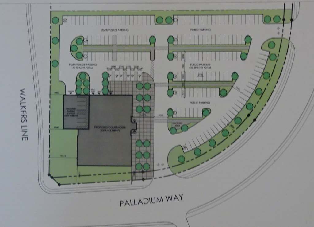 Court house - site plan