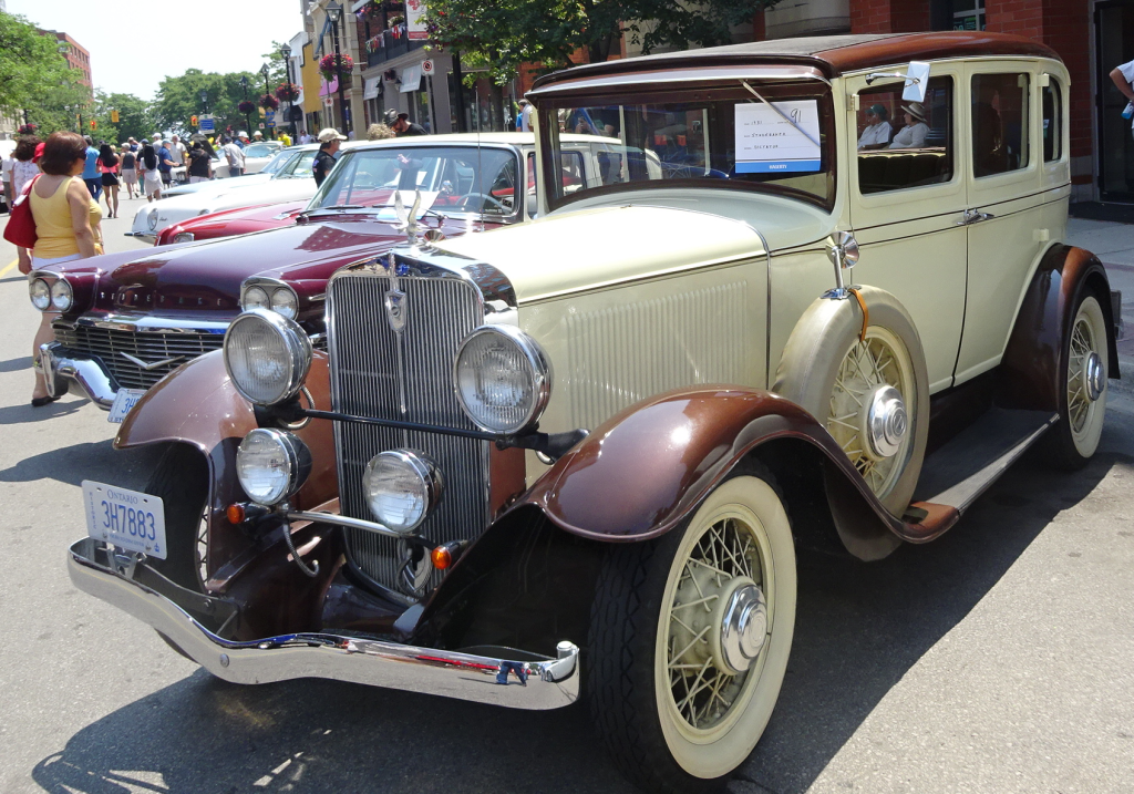 Cream and brown Packard