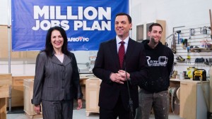 Effie Triantafilopoulos. with Tim Hudak