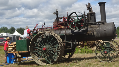 Farming tractor ancient