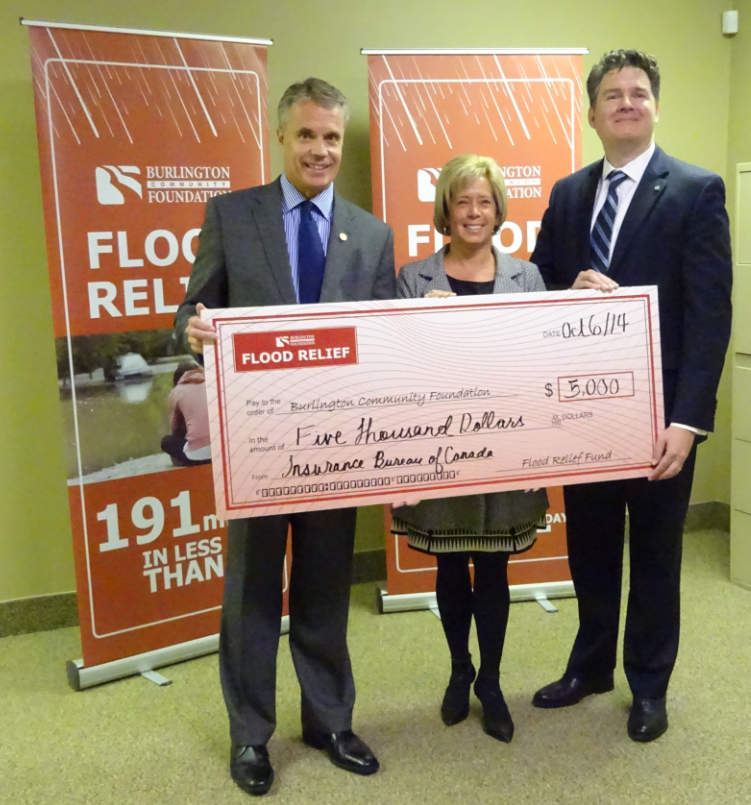 Flood Insurance Bureau photo op
