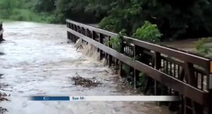 Flood weather network bridge
