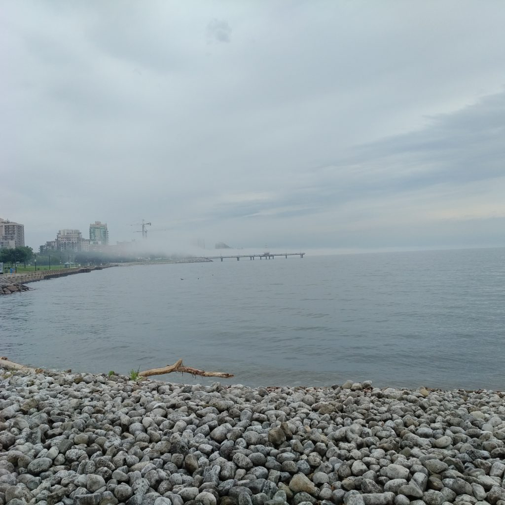 Fog over the pier