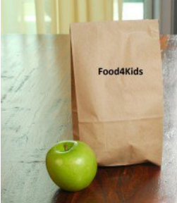Food4kids - bag + apple
