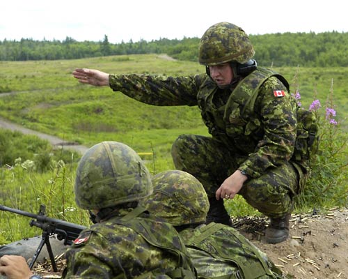 Forces in the field - Canadian